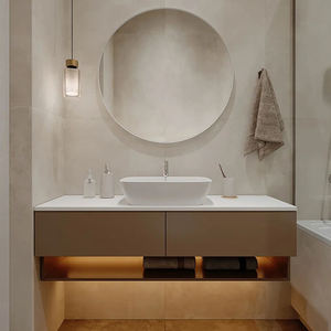 <span class=keywords><strong>Mueble</strong></span> de Baño Moderno Estilo Australiano, <span class=keywords><strong>Pequeño</strong></span>, de MDF, con Doble Espejo <span class=keywords><strong>y</strong></span> 2 Lavabos - Product Image 5