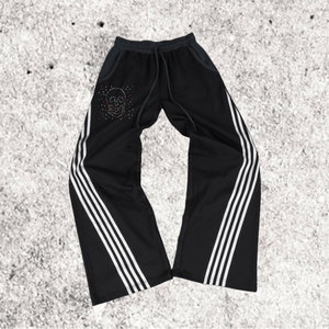 กางเกงวิ่งผ้าฝ้ายผู้ชายทรงสลิมฟิตกางเกงออกกำลังกายมีกระเป๋ามีซิปปรับแต่งโลโก้ได้ - Product Image 2