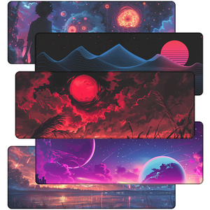 Tapis de souris gaming XXL personnalisable avec base en caoutchouc antidérapante étanche, motif anime, pour PC gamer et usage bureautique - Product Image 1