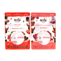 Conception imprimée personnalisée impression UV finition 3D 3.5g de pochette plate en plastique mylar forme sacs d'emballage alimentaire pour bonbons gommeux