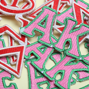 Нашивка из искусственной кожи с вышивкой для головных уборов и одежды, наносимая методом термоклея - Product Image 4