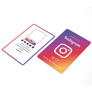 Carte de visite NFC personnalisable avec code QR programmable pour réseaux sociaux et avis clients – Prix usine YTS - Product Image 5