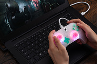Mini controlador con cable 8BitDo Ultimate para Xbox Series RGB Lighting Hall Effect Joystick Vibration Motor con licencia oficial para