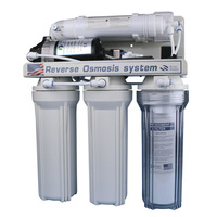 Haute qualité 6 étapes PP UDF CTO RO cartouches minérales alcalines 100 GPD osmose inverse filtre à eau RO purificateur d'eau