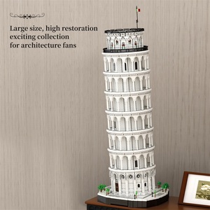 7600 Pezzi 110cm/44in Reobrix 66025 Torre di Pisa MOC Architettura Scena Urbana Blocchi da Costruzione di Famosi Edifici Storici - Product Image 5