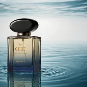 GDGF YS01 Flacon de parfum en verre personnalisé couleur 100ml avec vaporisateur 55ml Eau de Cologne longue durée fraîche écologique pour homme - Product Image 6