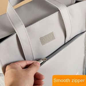Bolsa de Archivo con Cierre, Impermeable, de Gran Capacidad, Tipo Oxford, para Documentos, Portátil, Universal, para Tutoriales y Aprendizaje - Product Image 3