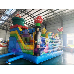 <span class=keywords><strong>Château</strong></span> gonflable <span class=keywords><strong>à</strong></span> thème directement de l'usine avec design Plante Piranha pour la location d'événements scolaires et de carnavals - Product Image 3