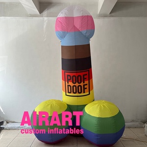 Modèle de ballon gonflable géant en forme de pénis sexy pour la décoration de fête en boîte de nuit - Product Image 6
