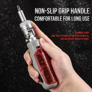 Ratcheting <b>Screwdriver</b> Set 14 In 1 Cross Phillips Bit Multi Functional Repair Tool With Anti Slip Handle - Product Image 2