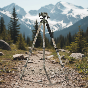 Trípode Profesional Trakiom con Marco de Aluminio Ligero, Cabezal Integrado con Bloqueo Flip-Lock, Nivel de Burbuja y Base Flexible - Product Image 4