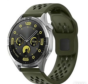 Bracelet de montre intelligente en silicone respirant Lionorm 18 mm 22 mm, bracelet de montre 20 mm pour Samsung Galaxy Watch 4/5/6 - Product Image 3