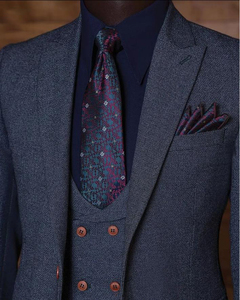 NAYIJI <span class=keywords><strong>Blazer</strong></span> Slim Fit en rayonne et polyester de luxe personnalisé de grande taille pour homme en vente directe en usine - Product Image 4