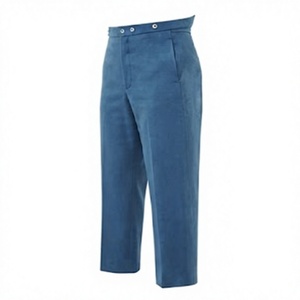 Pantalon historique bleu paon pour homme, pantalon réfléchissant haute visibilité, pantalon d'uniforme respirant pour usage industriel - Product Image 3
