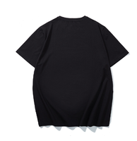 Usine de vêtements OEM vente en gros hommes col rond surdimensionné 100% coton t-shirts avec impression de feuille d'or strass t-shirt grande taille