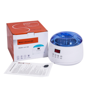 Scaldacera Elettrico Professionale <span class=keywords><strong>con</strong></span> Termostato Regolabile e Coperchio Trasparente per Depilazione Corpo, Pentola Portatile 400cc - Product Image 5