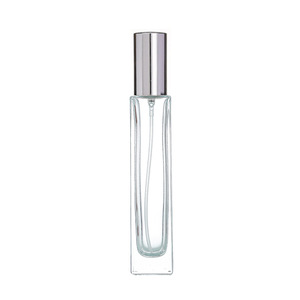 Venta caliente: Botella pulverizadora de perfume cosmético portátil de vidrio cuadrado de 30ml, 50ml, 100ml con tapa dorada/plateada, marca Capot - Product Image 5