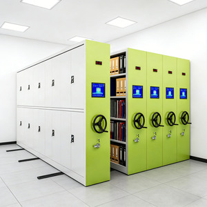 Filing <strong>Shelves</strong> Smart System Mobile Shelving School High Density Shelving Library or Office <strong>File</strong> Rack Archive Mobile Shelving - Product Image 1