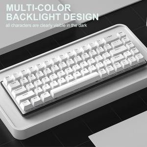 Clavier mécanique portable filaire USB blanc personnalisable pour les joueurs - Product Image 2