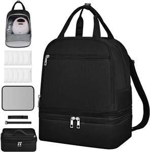 Custom Logo Breast Pump Bag Compatible with Pumps Insulated Carrying Case with <b>Cooler</b> for Milk Storage - Product Image 1