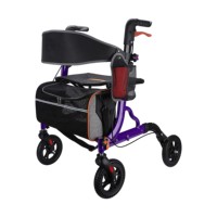 Produits tendance pour les personnes âgées roulant marche poussette maison tenir dispositifs médicaux en aluminium assistant commercial marcheur rollator