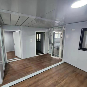 Maison modulaire préfabriquée de luxe de 20 pieds à double aile extensible, moderne, 2 chambres, avec salle de bain, pour ADU ou logement secondaire - Product Image 4