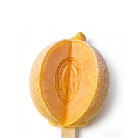 Offre Spéciale : Glace à la crème saveur cantaloup, sucettes glacées 3D virales, bâtonnets glacés au chocolat au lait, dessert glacé exotique, crème glacée molle