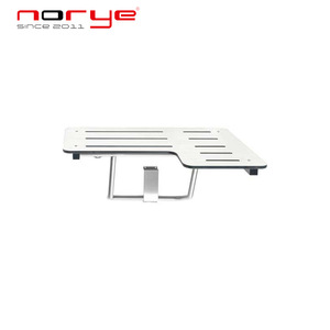 Chaise de douche pliante en acier inoxydable Norye, tabouret de bain mural pour personnes âgées et handicapées - Product Image 4