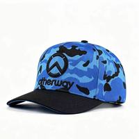 Gorra de Béisbol de 5 Paneles con Logotipo Bordado en Relieve Personalizado al por Mayor, Patrón de Camuflaje, Satén, Unisex, Deportiva, para Todas las Temporadas