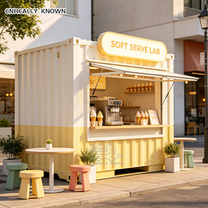 ร้านอาหารคอนเทนเนอร์ขนส่งพร้อมเคาน์เตอร์บริการอาหารเคลื่อนที่แบบปรับแต่งได้และครัวทันสมัย - Product Image 4