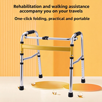 Cadre de marche pliable en aluminium pour enfants, déambulateur de rééducation des membres inférieurs pour enfants, aide à la mobilité pour la maison et les centres de thérapie