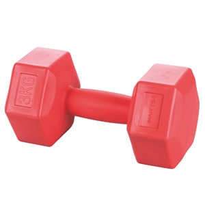 ดัมเบล PE/SAND 3 กก. สีแดง - Product Image 1