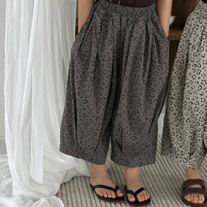 Vêtements pour enfants 2026 – Nouveaux pantalons d'été léopard souples à cordon de serrage pour garçons, filles et bébés - Product Image 4