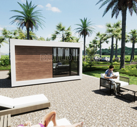 Studio modulaire compact 1 chambre et 1 salle de bain, villa modulaire, cabane de vacances portable, maisonnette préfabriquée moderne
