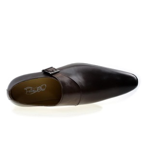High Quality Handmade Genuine Leather Shoes <b>Men</b> Single Button Slip-On Handmade <b>Dress</b> Shoes Oxfords Loafer Party Shoes - Product Image 6