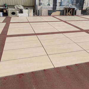 Chất lượng cao Trung Quốc bán buôn hóa thạch gỗ màu be đá vôi Ốp tường hiện đại đánh bóng sàn đá cẩm thạch gạch trong nhà ngoài trời khách sạn - Product Image 5
