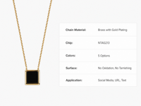 Nouvelle tendance : Collier intelligent NFC en laiton avec pendentif, puce NFC Ntag213, dispositif portable intelligent