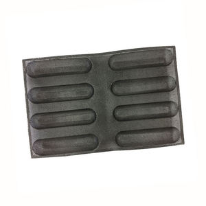 Resistente forma di pane silformi di alta qualità Non Stick perforato stampo in Silicone Pan per Baguette Hot Dog cottura - Product Image 3