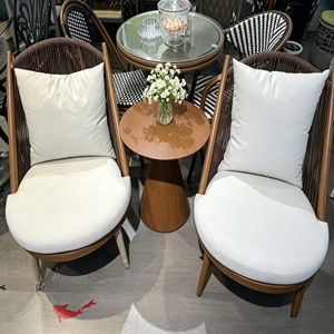 Fauteuil inclinable moderne en bambou simple, confortable, pour <span class=keywords><strong>balcon</strong></span>, avec <span class=keywords><strong>table</strong></span> et service à thé, pour usage extérieur, style chinois, sans assemblage - Product Image 2