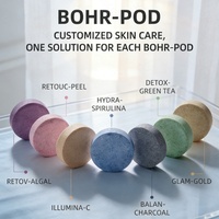 Capsules d'oxygène à usage unique, 7 options de couleurs codées pour un nettoyage en profondeur des pores, unifier le teint et raffermir la peau