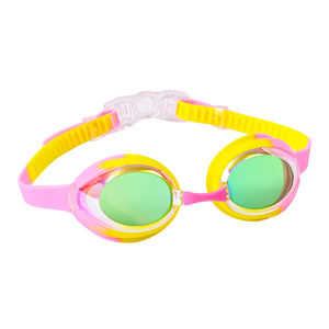 맞춤형 어린이 수영 고글, 자외선 차단, 방수, 김서림 방지 기능, 실리콘 가스켓, PC 렌즈 포함 - Product Image 2