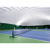 Cupola Sportiva Gonfiabile Jiecheng Modello 124 in PVC PVDF a Triplo Strato Impermeabile Oltre 3000mm per Calcio, Tennis, Padel e Multisport