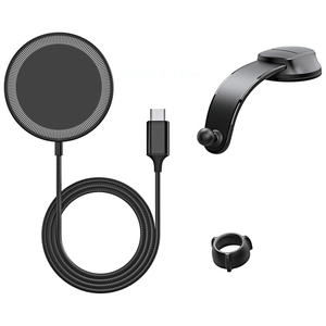 <span class=keywords><strong>Cargador</strong></span> rápido inalámbrico para coche, soporte para teléfono, parabrisas, soporte magnético para tablero de coche para <span class=keywords><strong>iPhone</strong></span> 16 15 14 13 12 Pro <span class=keywords><strong>Plus</strong></span> Max - Product Image 1