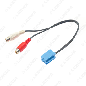 Araba 8-pin ses Video çıkışı adaptörü elektrik kablosu Audi Volkswagen Passat için orijinal fabrika <span class=keywords><strong>RCA</strong></span> Video çıkışı - Product Image 3