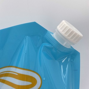 Tùy chỉnh <span class=keywords><strong>3L</strong></span> 5L PE Nhựa đứng lên túi cấp thực phẩm có thể gập lại túi nước giải khát di động cho phục vụ Thiết kế vòi - Product Image 5