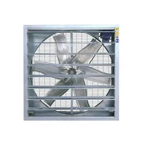 Square Metal 30 China China Industrial 50cm Upblast Chimney Louvered Exhaust Fan