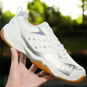 Chaussures de badminton confortables et antidérapantes pour adultes, pour entraînement en salle, été, automne, printemps, à prix réduit, chaussures décontractées - Product Image 3