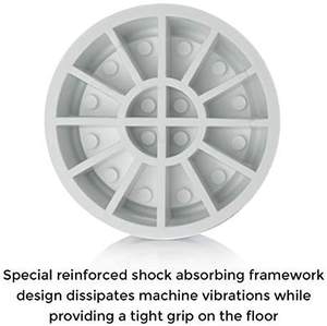 <span class=keywords><strong>Machine</strong></span> <span class=keywords><strong>à</strong></span> <span class=keywords><strong>laver</strong></span> <span class=keywords><strong>à</strong></span> faible bruit nivelant les protections antivibratoires blanches de pied <span class=keywords><strong>pour</strong></span> le pied de <span class=keywords><strong>machine</strong></span> <span class=keywords><strong>à</strong></span> <span class=keywords><strong>laver</strong></span> - Product Image 2