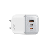 Mini chargeur GaN PD67W, multi-ports, 2C1A, adaptateur secteur GaN, chargeur Type-C, chargeur super rapide pour téléphone