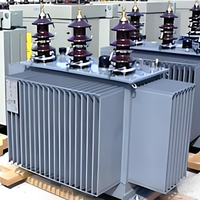 Transformateur abaisseur immergé dans l'huile 6kV 10kV 11kV, sortie 400V, bobinage en cuivre, noyau scellé, transformateur de distribution 30kVA-1600kVA